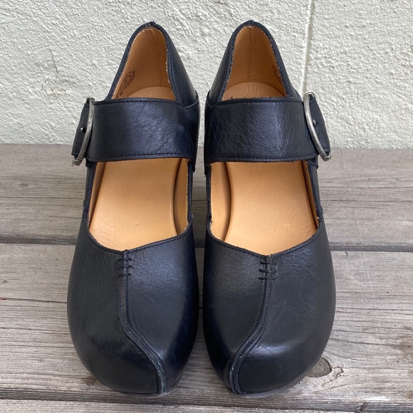 John Fluevog Leader Platform Mary Jane Heels Size 5.5 Black Worn Twice MSRP $499 - Picture 3 of 15